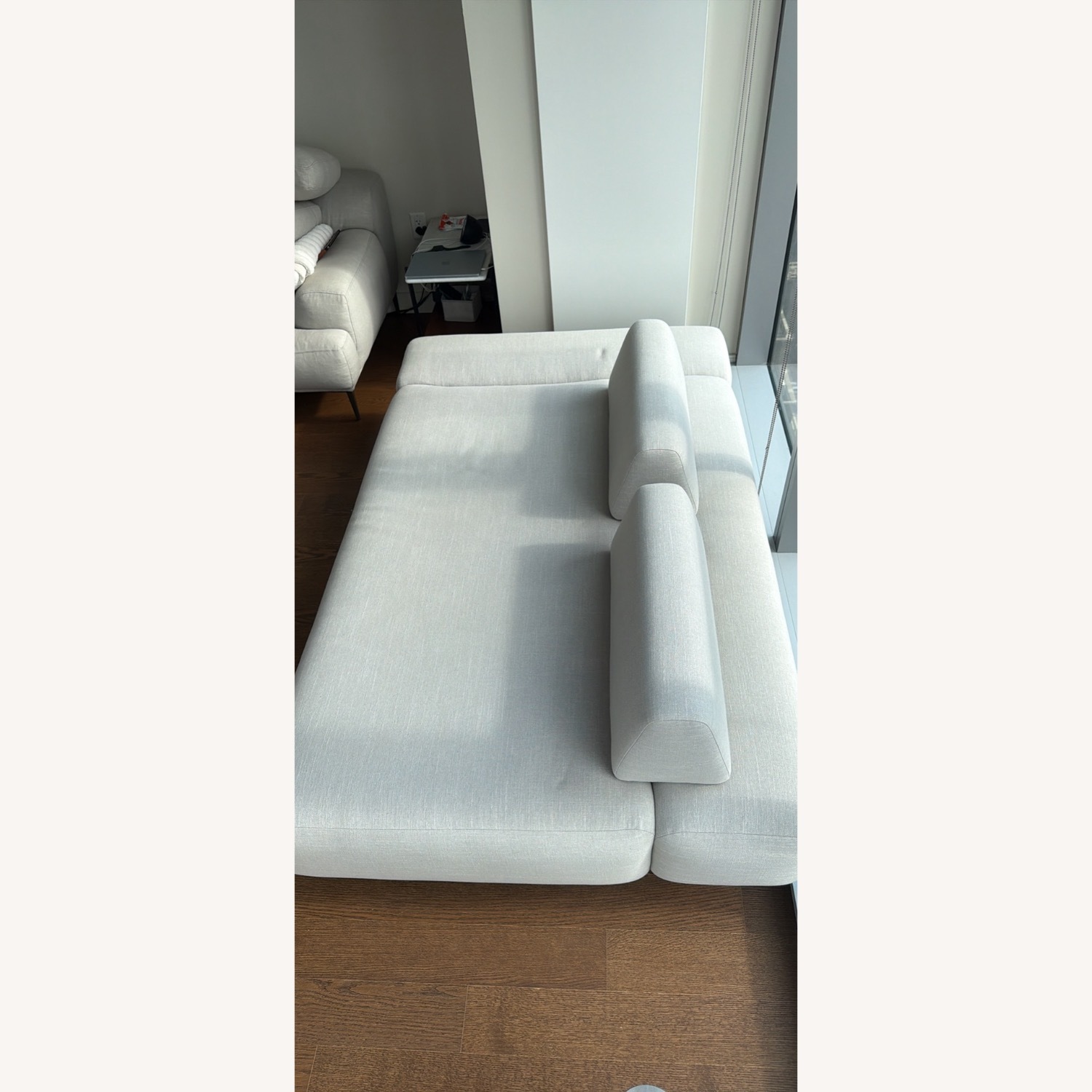 Article Divan Light Gray Chaise Lounge - image-6