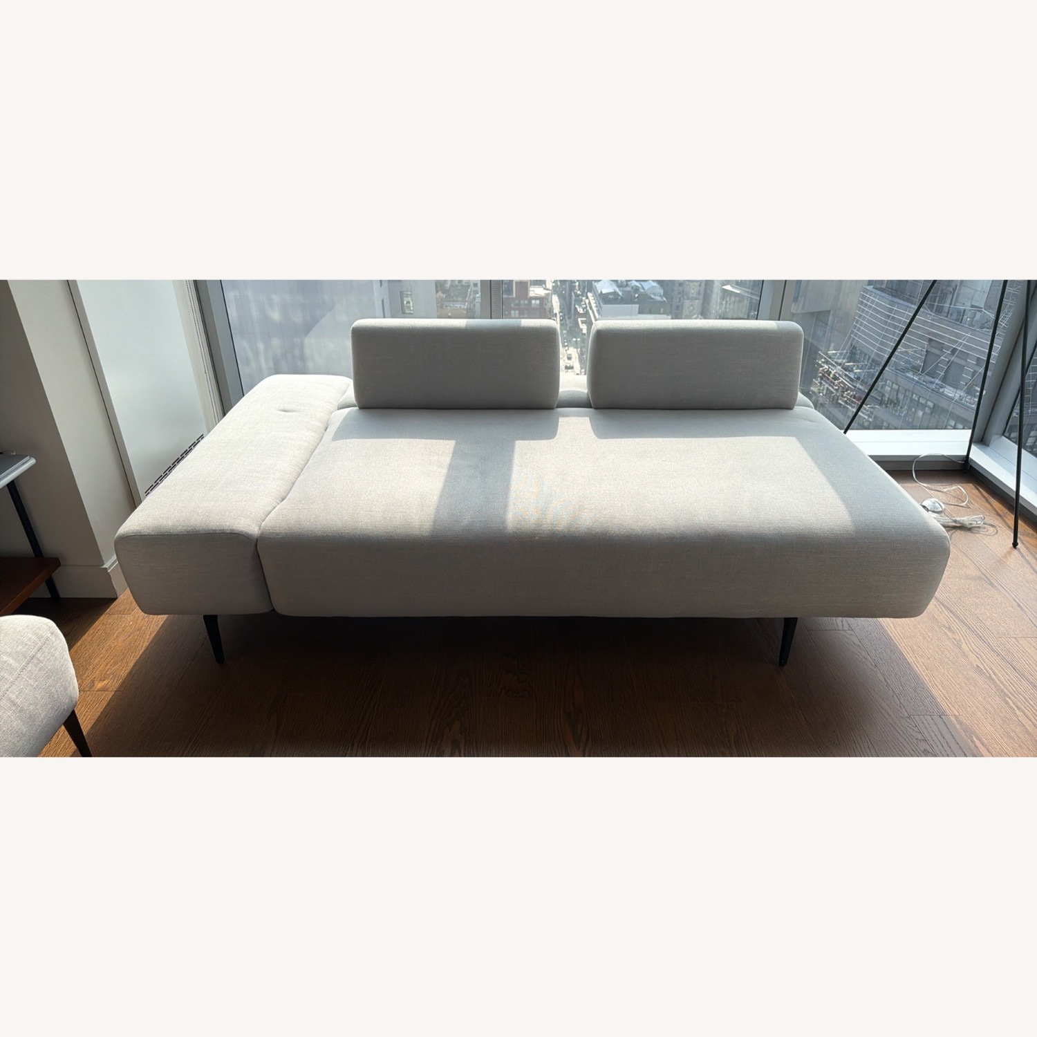 Article Divan Light Gray Chaise Lounge - image-7