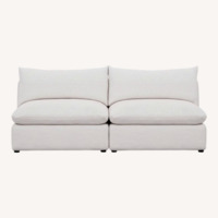 Article Leigh 79" Modular Sofa in Silver Ivory
