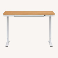 Flexispot Standing Desk with Bamboo Surface