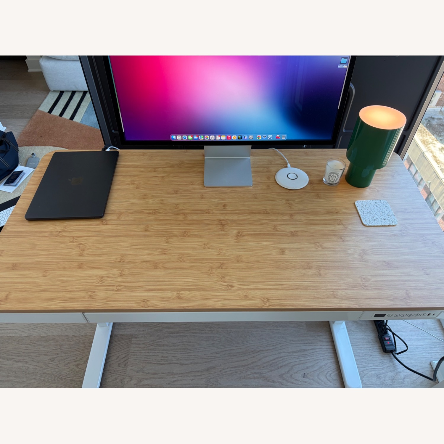 Flexispot Standing Desk with Bamboo Surface - image-4