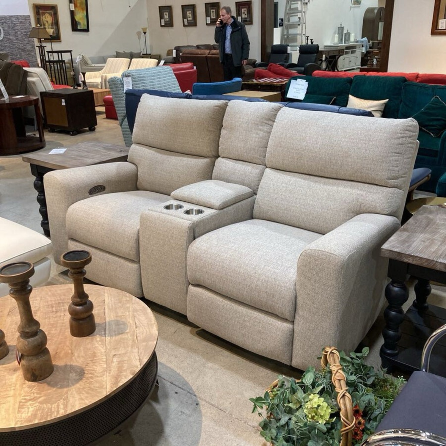 Highlines Smart Home Electric Rocker & Recliner Loveseat - image-2