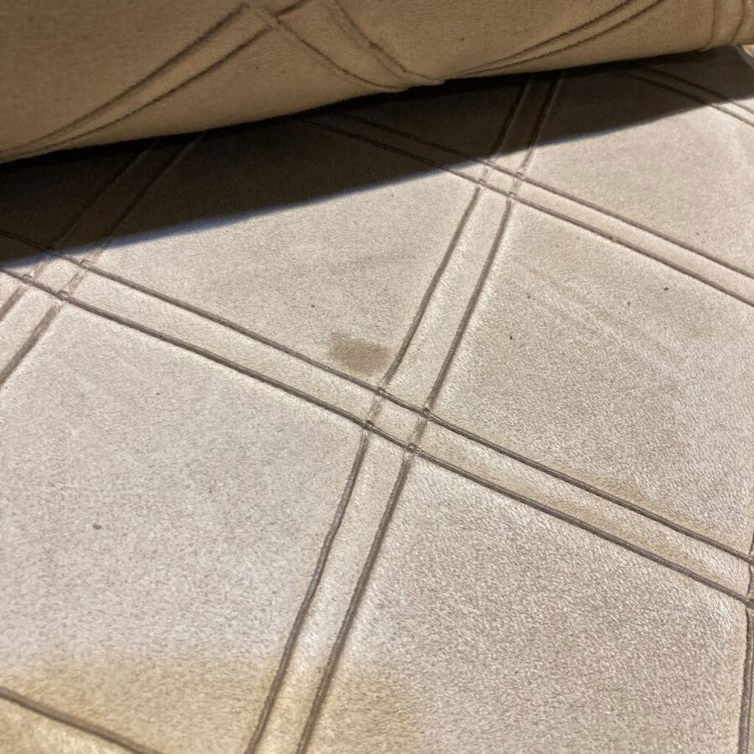 Quilted Fabric 3-Seat Sofa - image-8