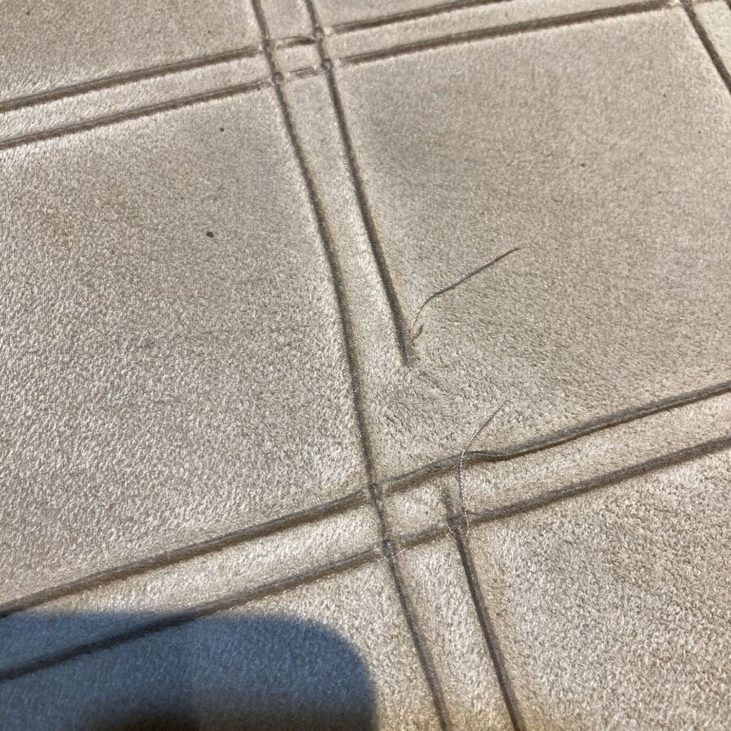 Quilted Fabric 3-Seat Sofa - image-9