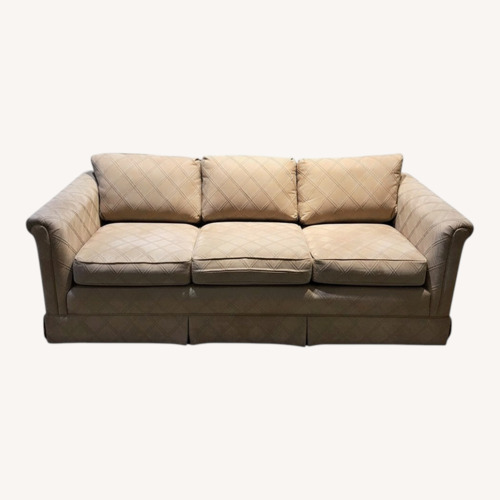 Used Quilted Fabric 3-Seat Sofa for sale on AptDeco