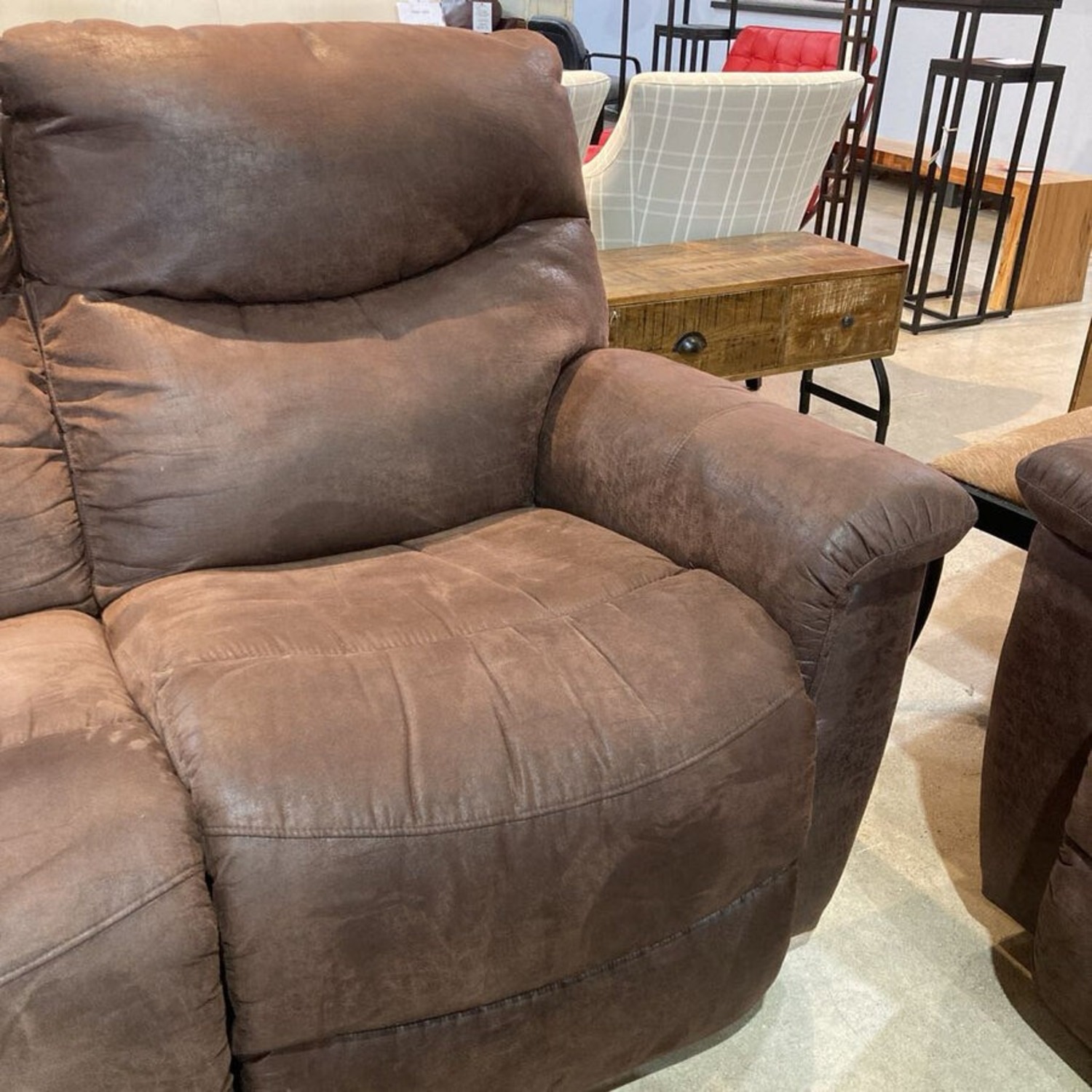 James Silt Power Loveseat Recliner - image-5