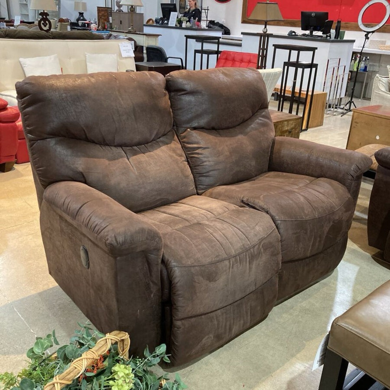 James Silt Power Loveseat Recliner - image-2