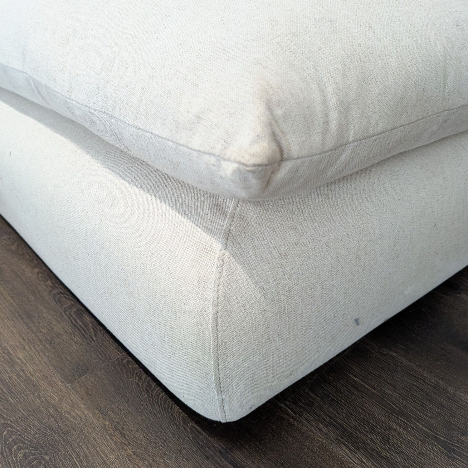 Crate & Barrel Unwind Modern Beige Sectional Sofa - image-5