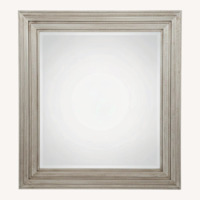Wood Silvered Frame Mirror