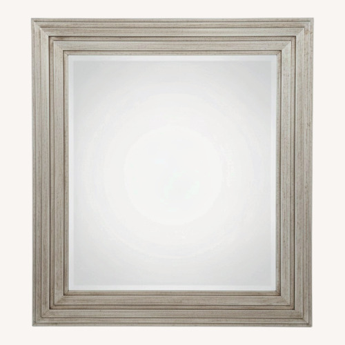 Used Wood Silvered Frame Mirror for sale on AptDeco