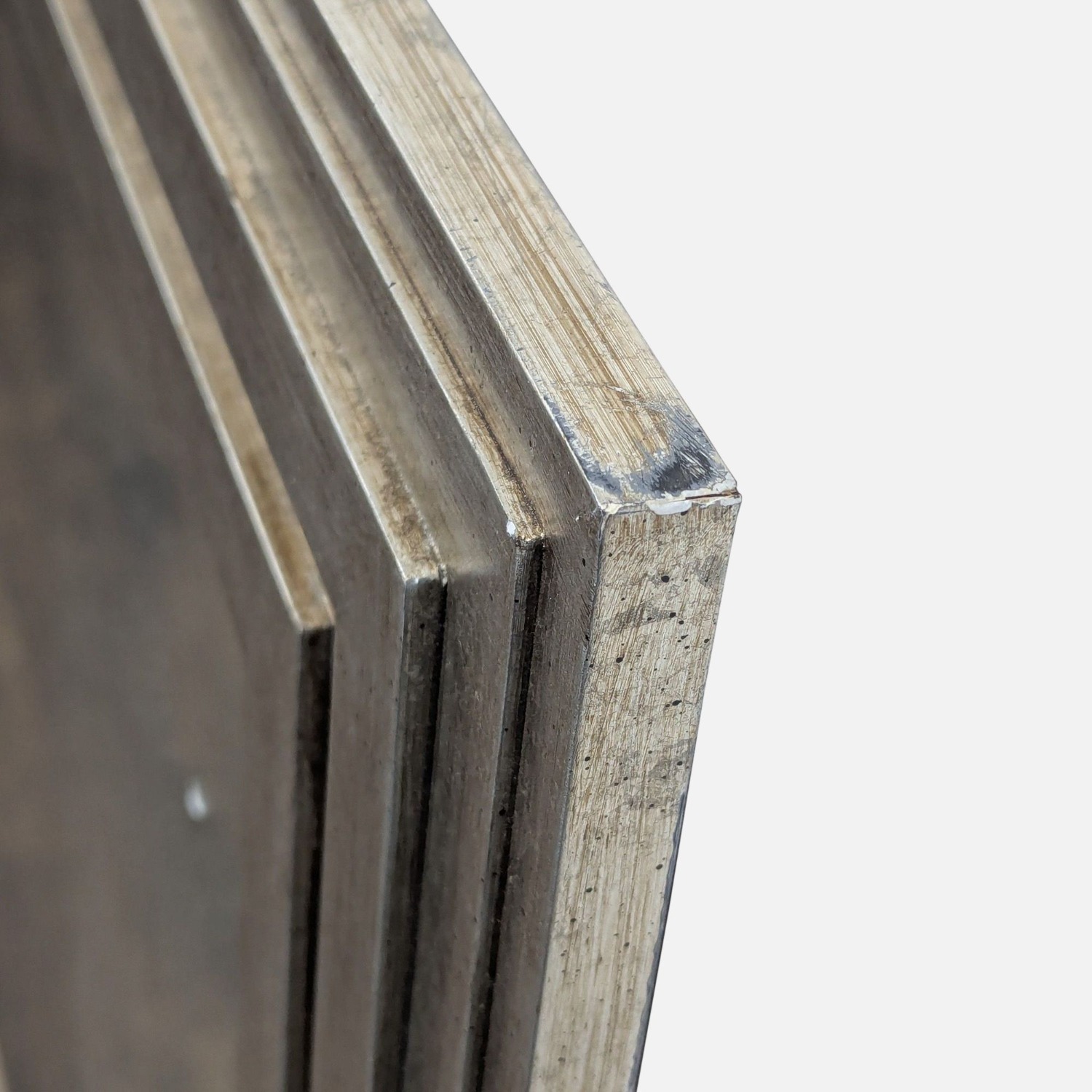 Wood Silvered Frame Mirror - image-3