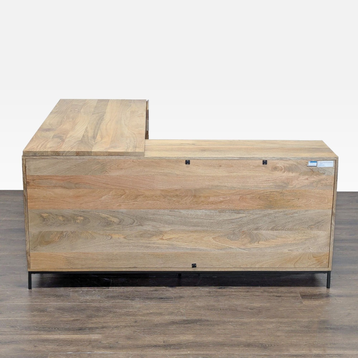 West Elm L-Shaped Desk with Drawers   - image-8