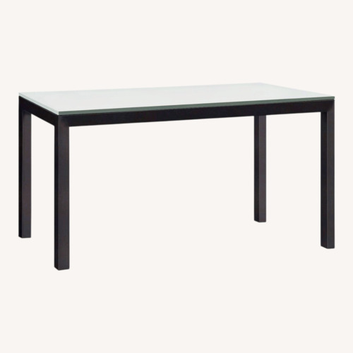 Used Room & Board Parsons Black Desk for sale on AptDeco