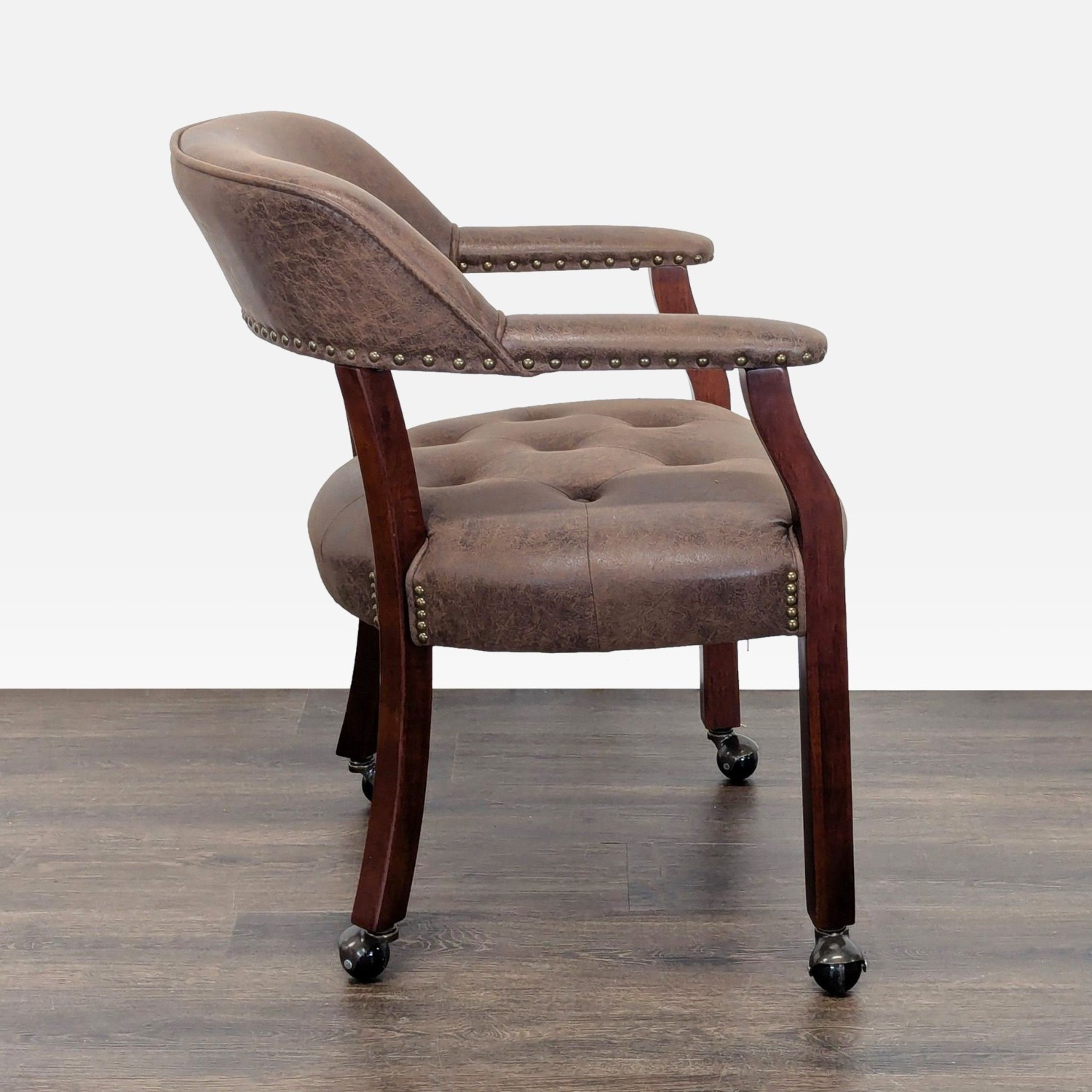 5-Piece Round Poker Convertible Dining Table Set - image-8