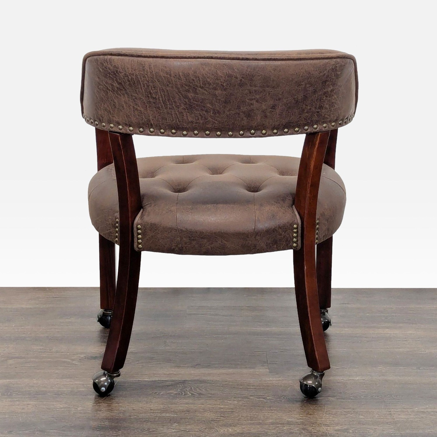 5-Piece Round Poker Convertible Dining Table Set - image-9