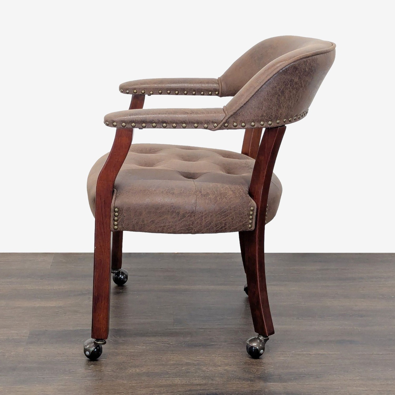 5-Piece Round Poker Convertible Dining Table Set - image-10