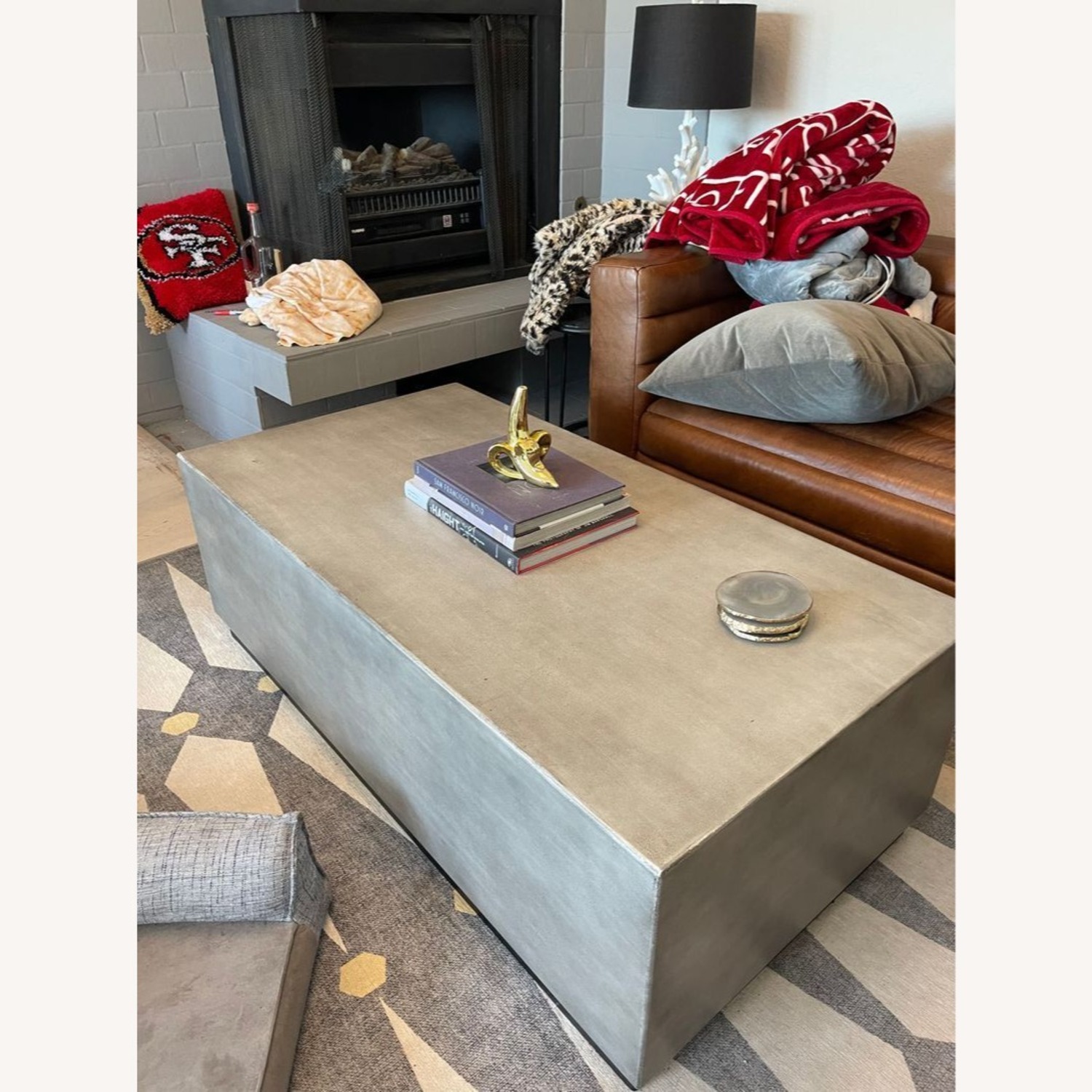 Pottery Barn Byron Rectangular Coffee Table - image-1