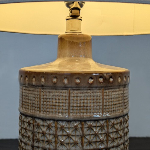 Used Pottery Barn Emma Textured Ceramic Table Lamp for sale on AptDeco