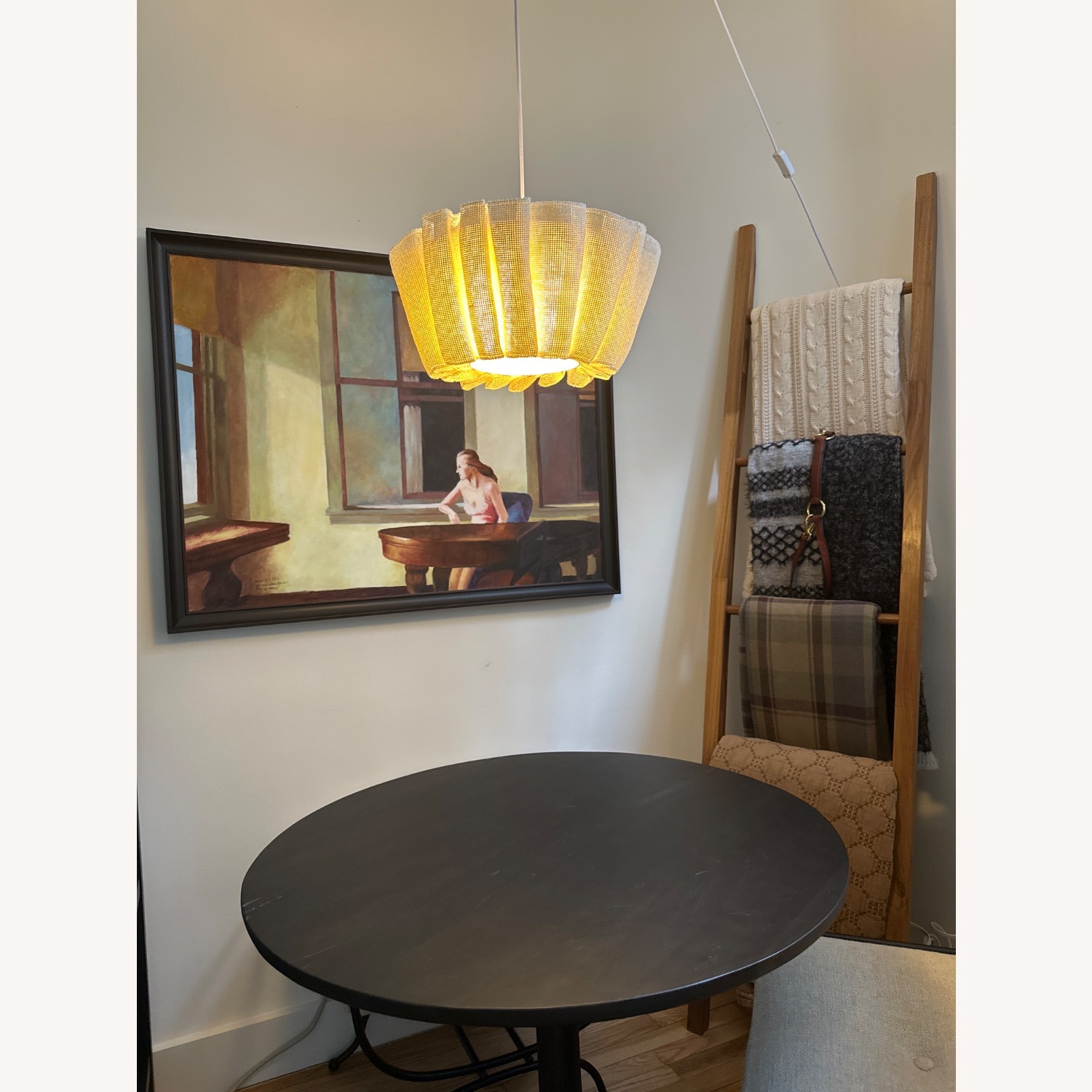 Wabi-sabi Style Fabric Plug-In Pendant - image-6