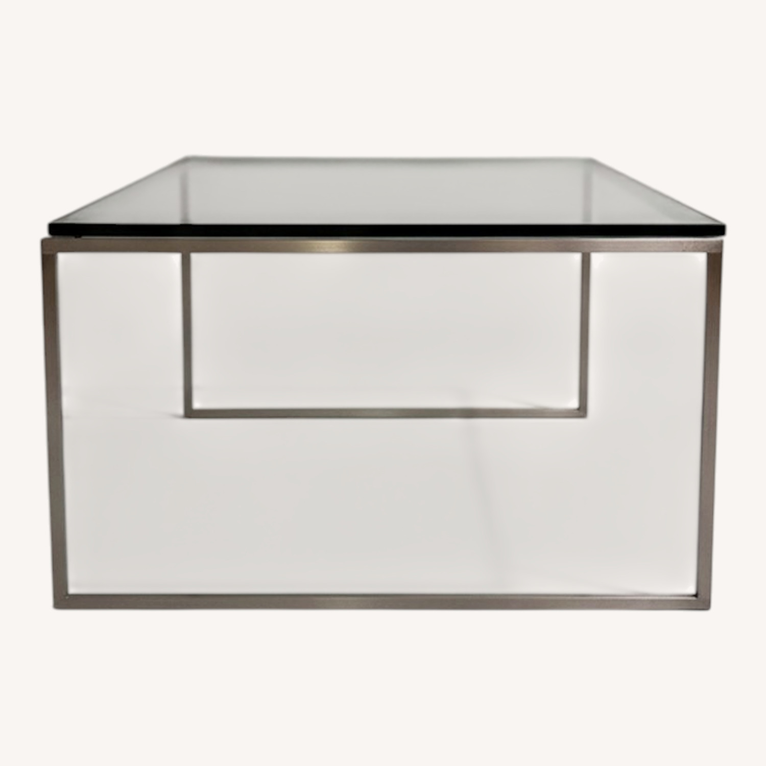 Stainless Steel Coffee Table - image-0