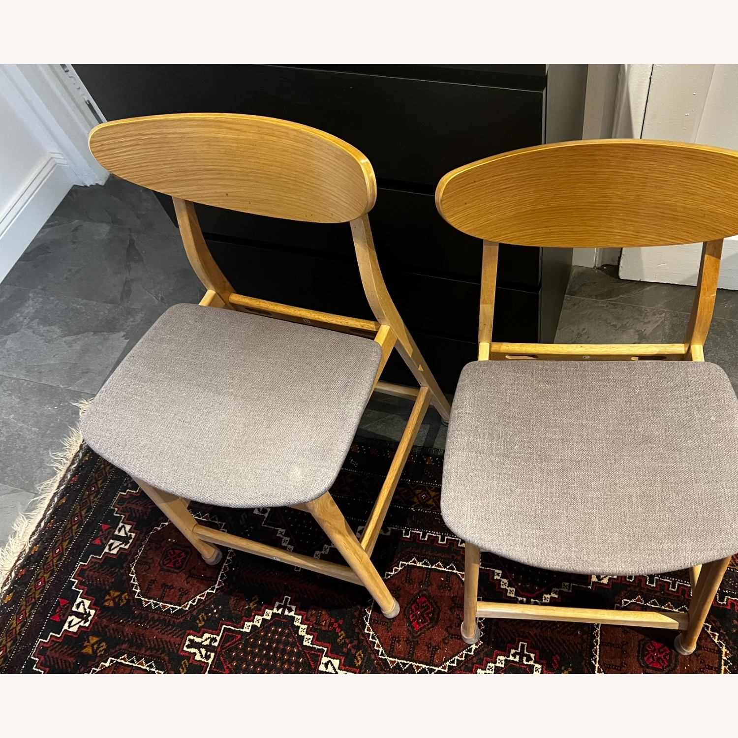 AllModern Fitz Natural Fabric Stools - image-6