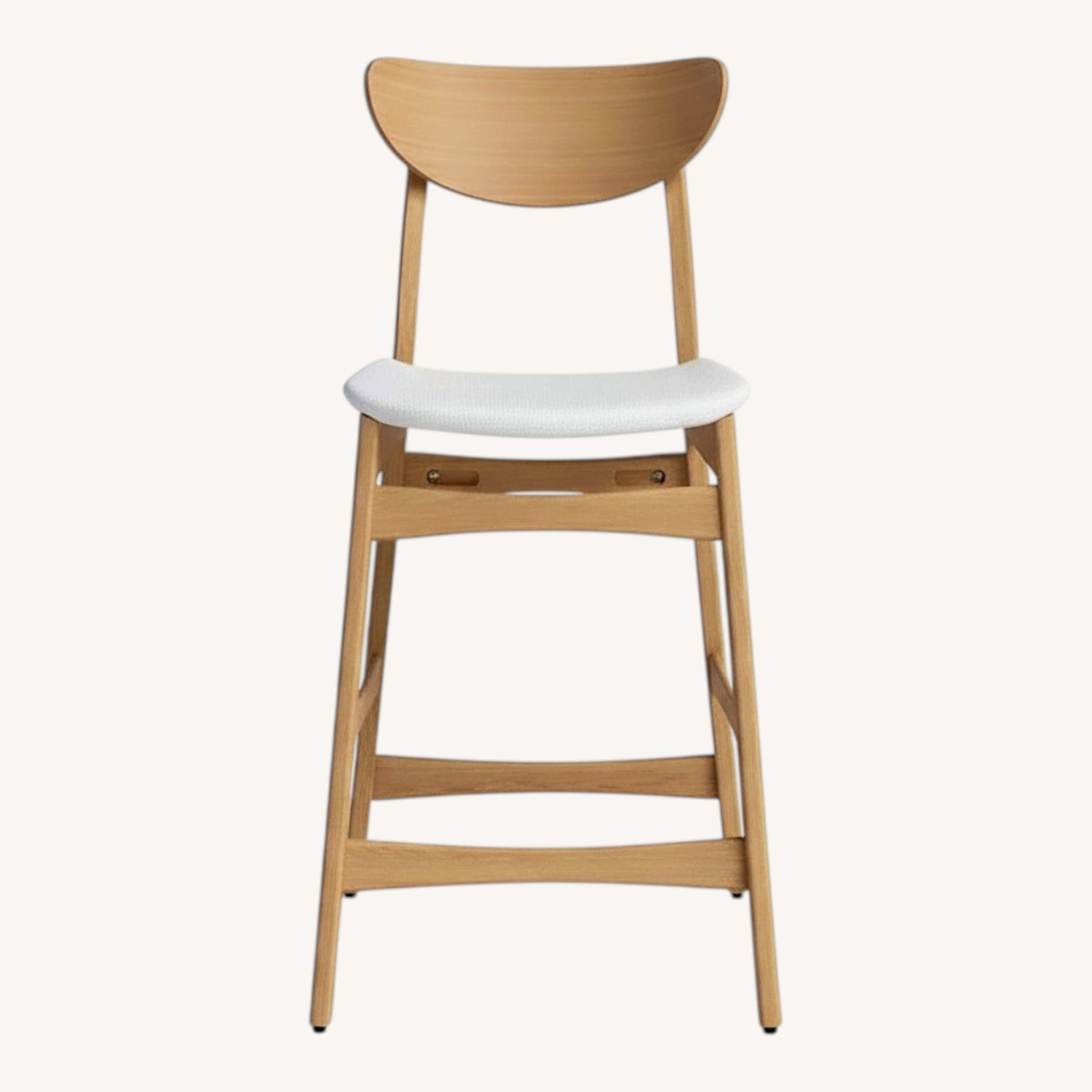 AllModern Fitz Natural Fabric Stools - image-0