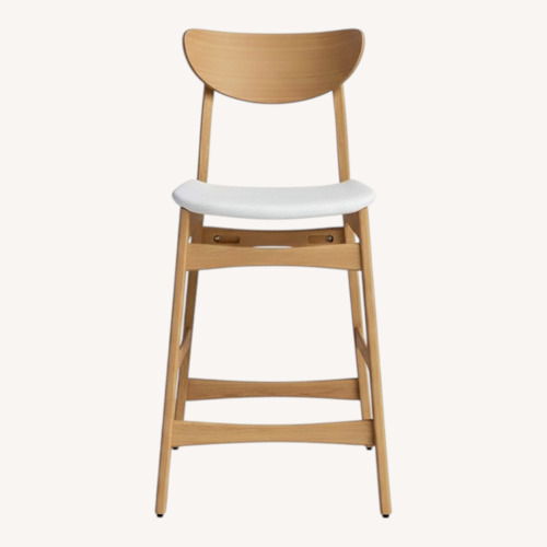 Used AllModern Fitz Natural Fabric Stools for sale on AptDeco