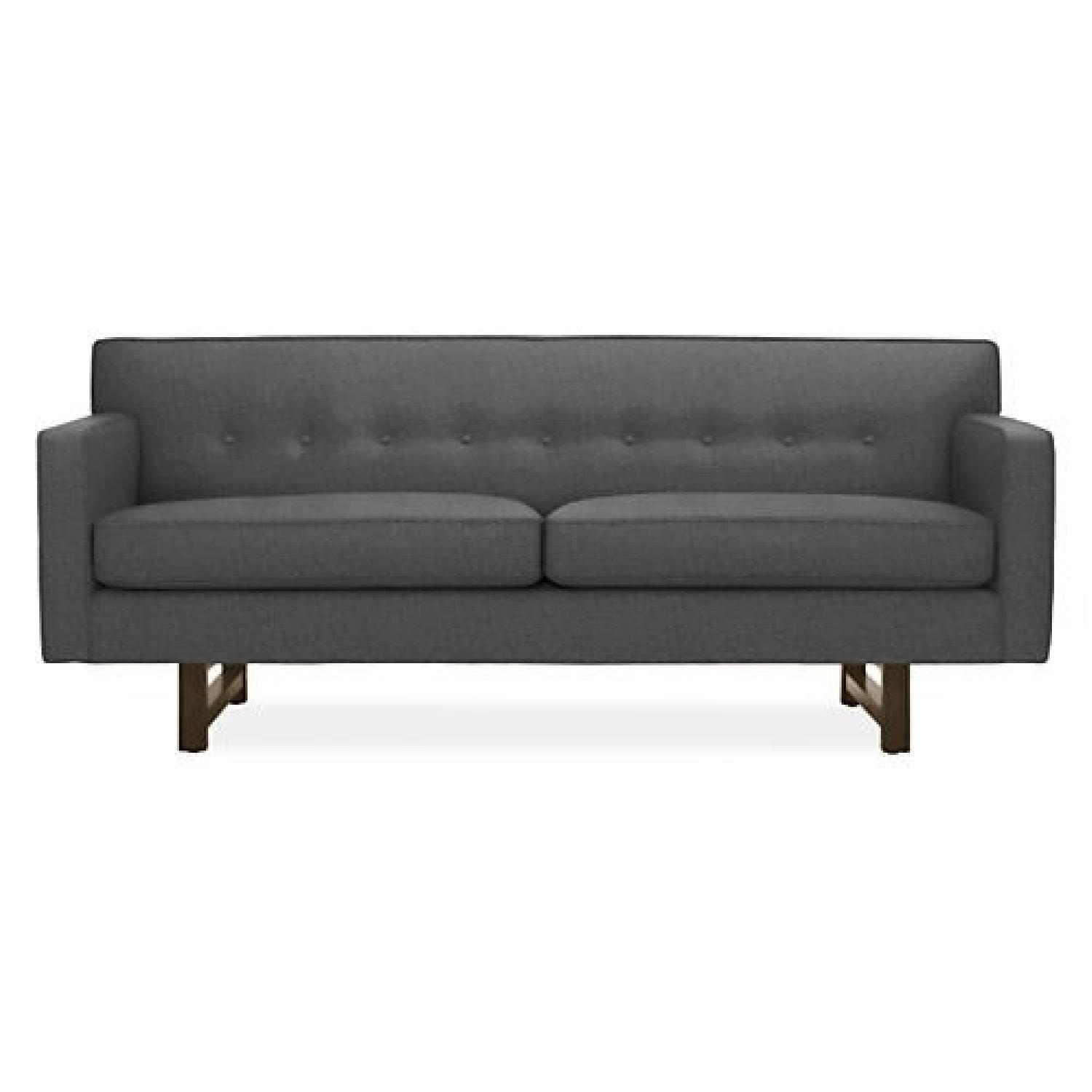Room & Board Andre Dark Gray Fabric 2 Seater Sofa - image-6