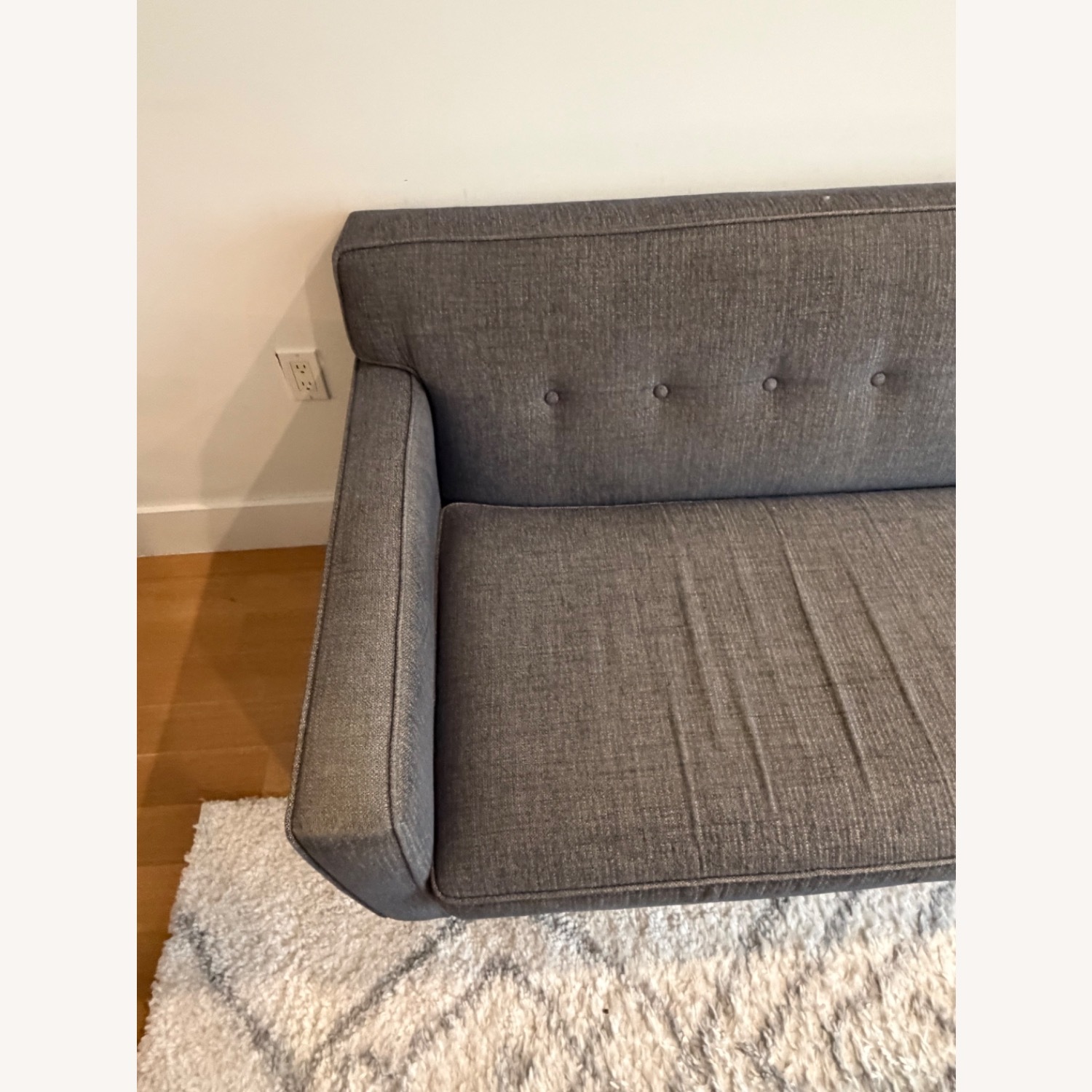 Room & Board Andre Dark Gray Fabric 2 Seater Sofa - image-5