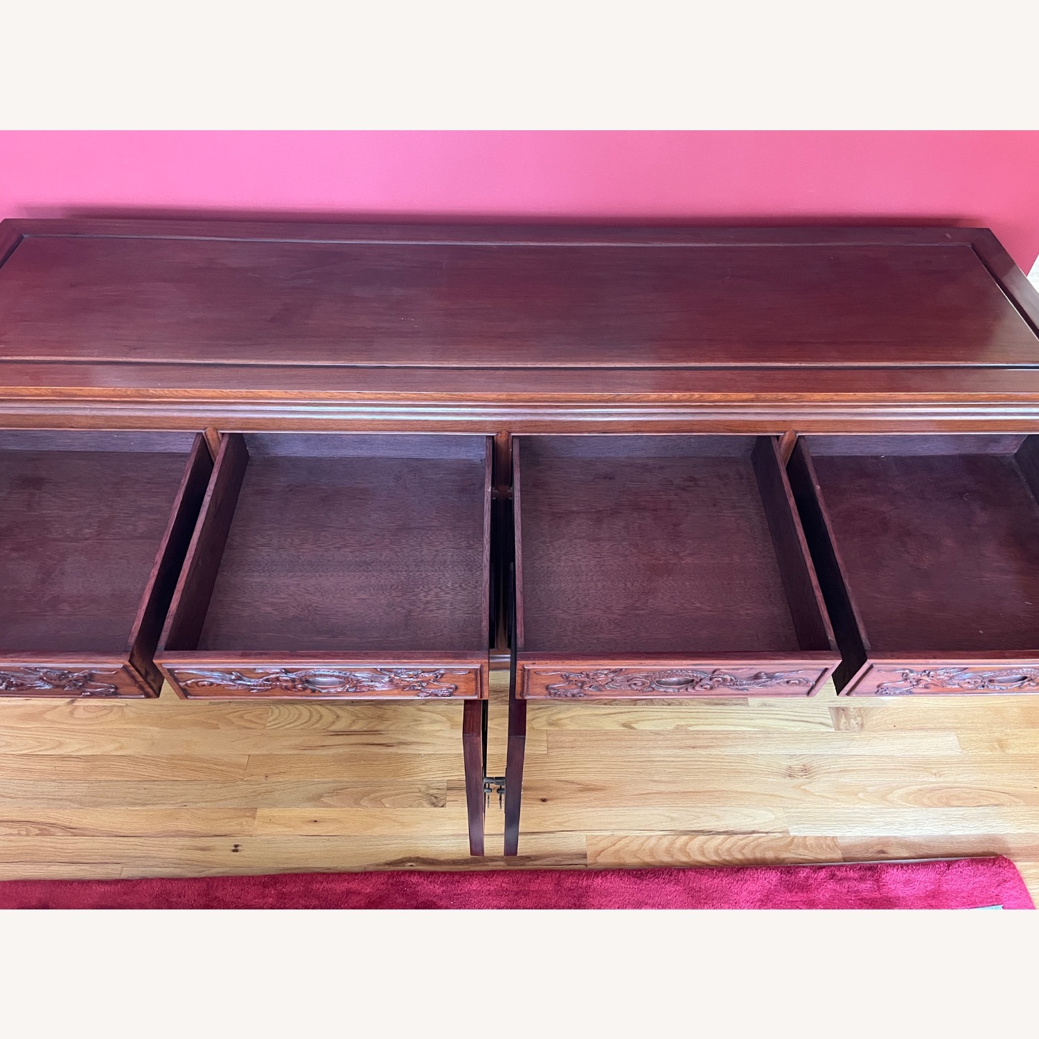 Dragon Motif Sideboard, Chinese Imported - image-3