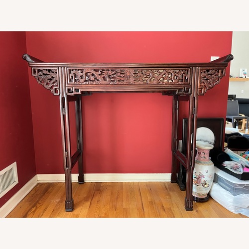 Used Dragon Altar Console Table, Vintage Imported for sale on AptDeco
