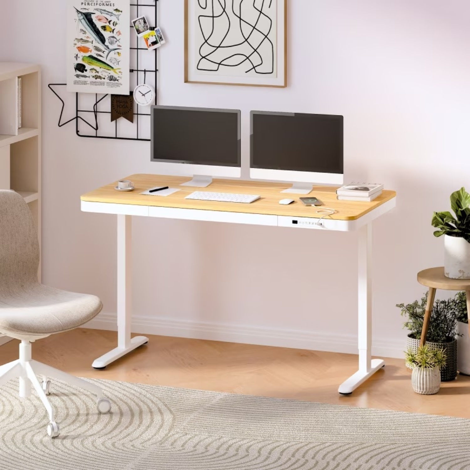 FlexiSpot Comhar Standing Desk with Drawers - image-4