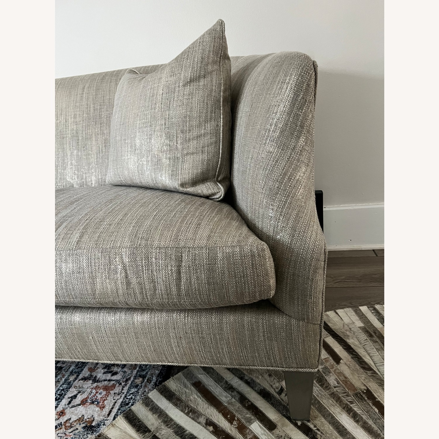 Lee Industries Light Gray 3+ Seater Sofa - image-2