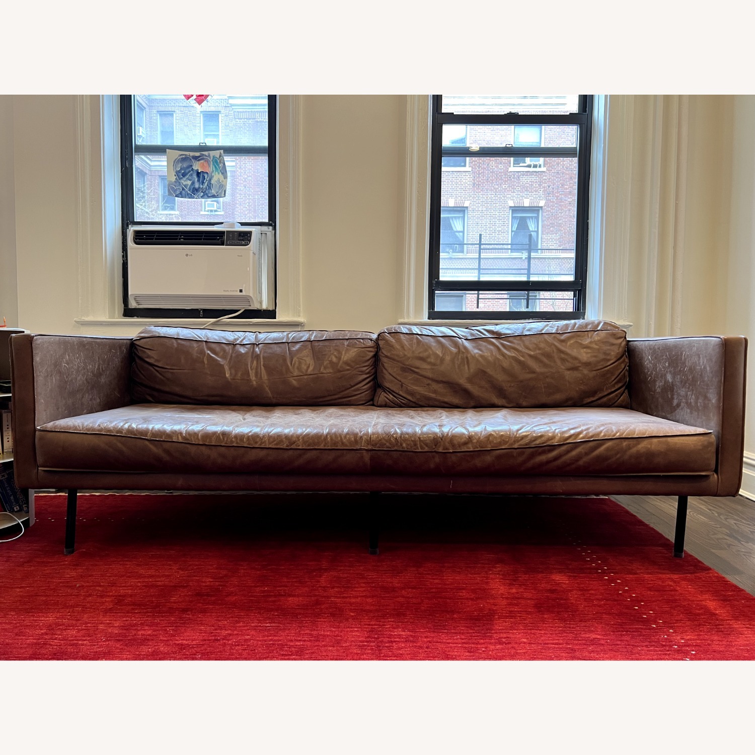 Article Capilano Charme Chocolat Leather Sofa - image-6