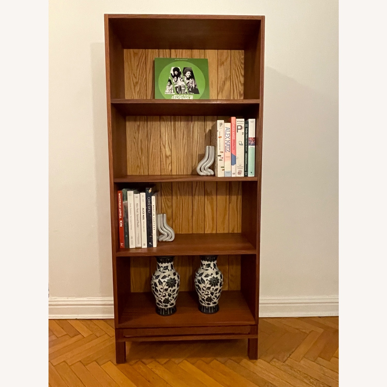 Natural Wood Bookcase - image-7