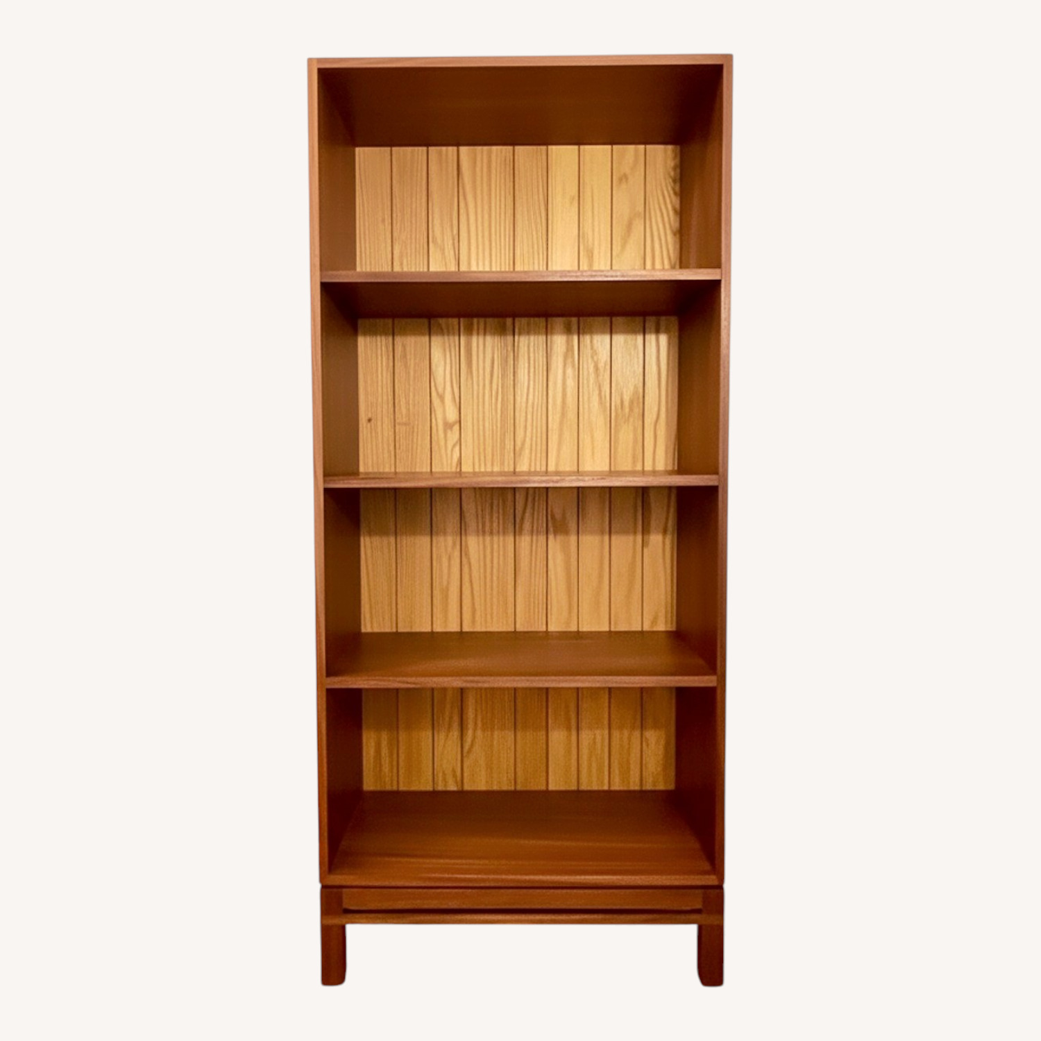 Natural Wood Bookcase - image-0