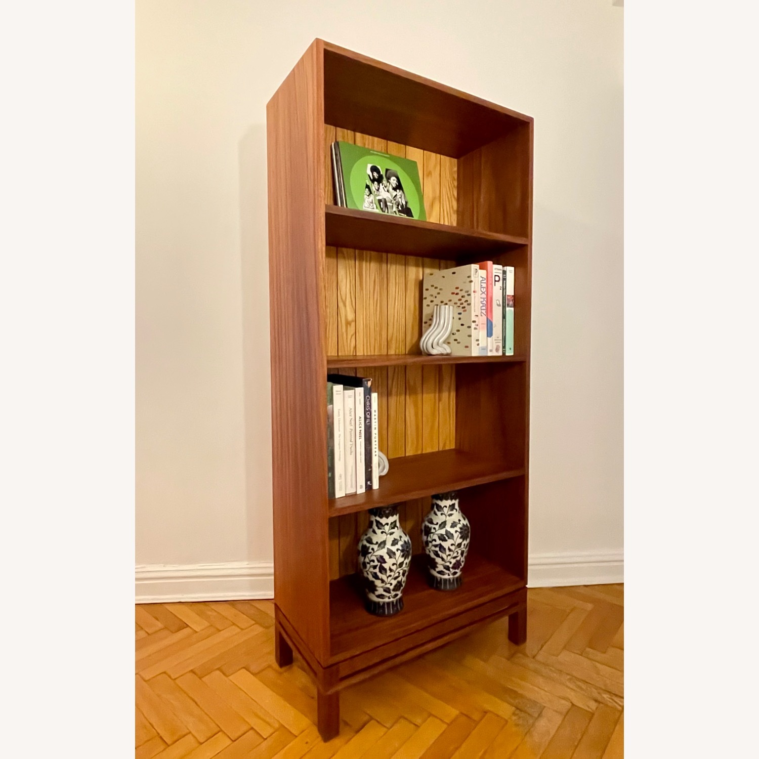Natural Wood Bookcase - image-1