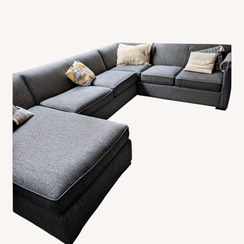 Used Grey 3 Piece Sectional Sofa for sale on AptDeco