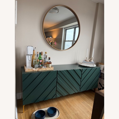 Used ModShop Green Lacquer Sideboard for sale on AptDeco