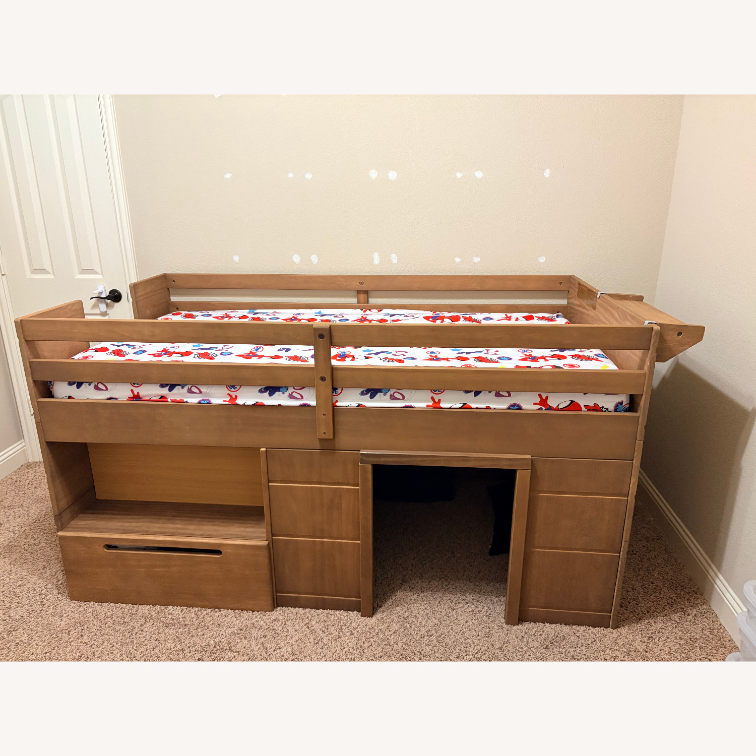 Modern Farmhouse Play & Store Low Loft Bed - image-4