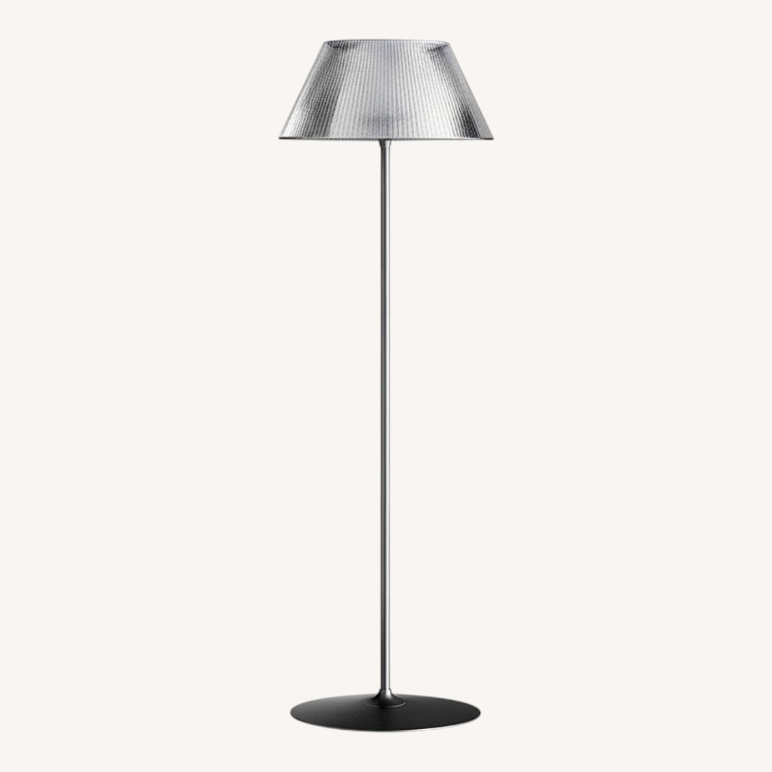 Flos Silver Glass Floor Lamp - image-0