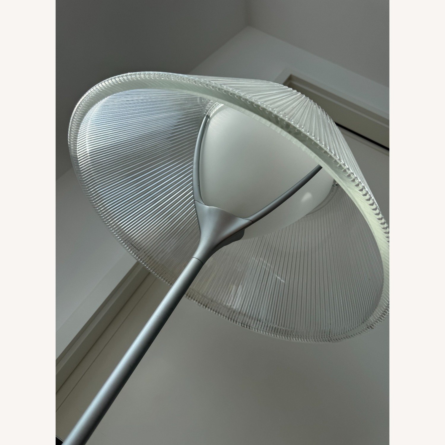 Flos Silver Glass Floor Lamp - image-4