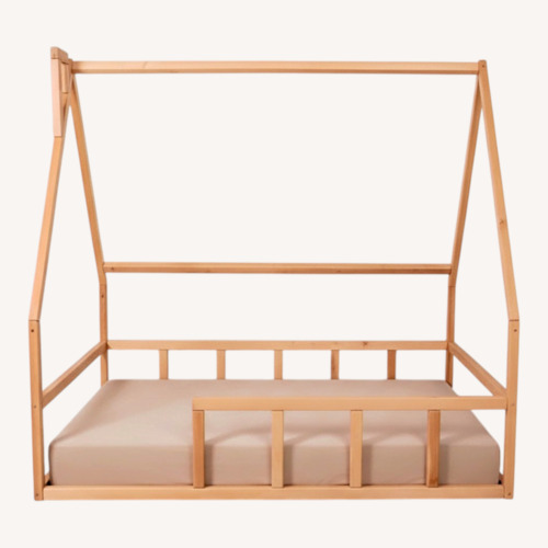 Used Montessori Floor Bed W Slats for sale on AptDeco