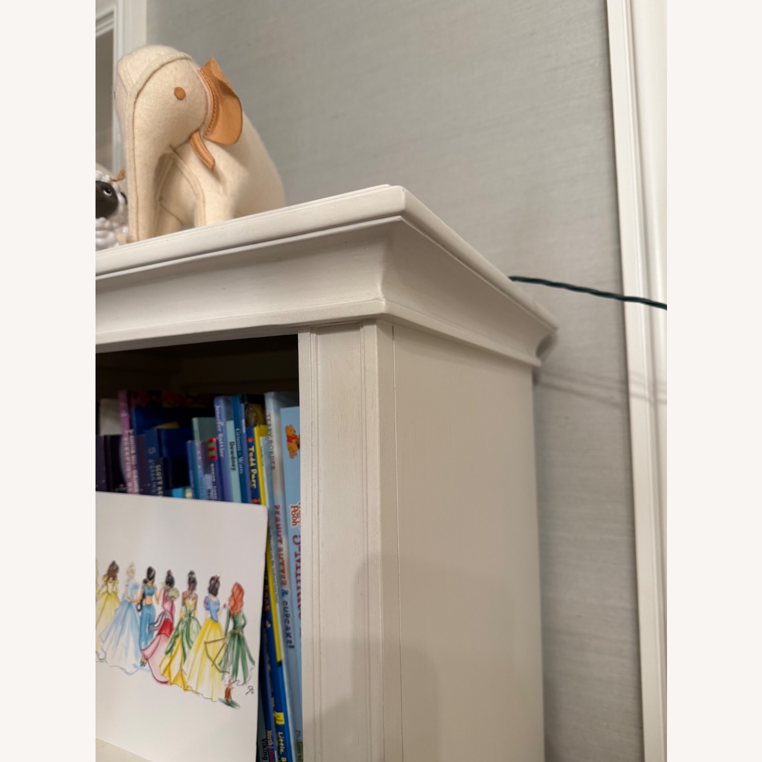 Restoration Hardware Baby & Child White Bookcase - image-2