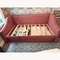 Custom Fabric Twin Daybed Red Fabric Daybed