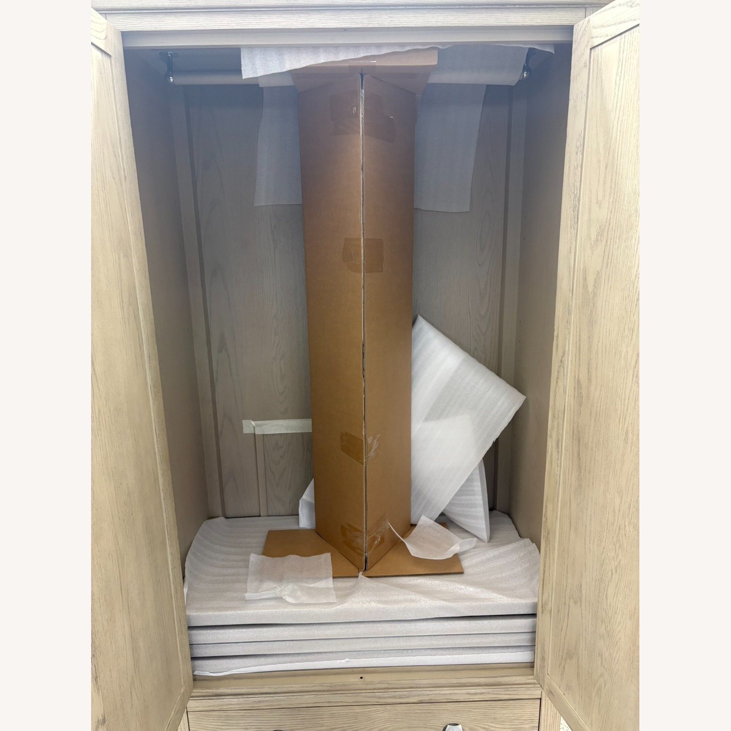 Restoration Hardware Maison Armoire (Wardrobe or Media) – Light Oak - image-24