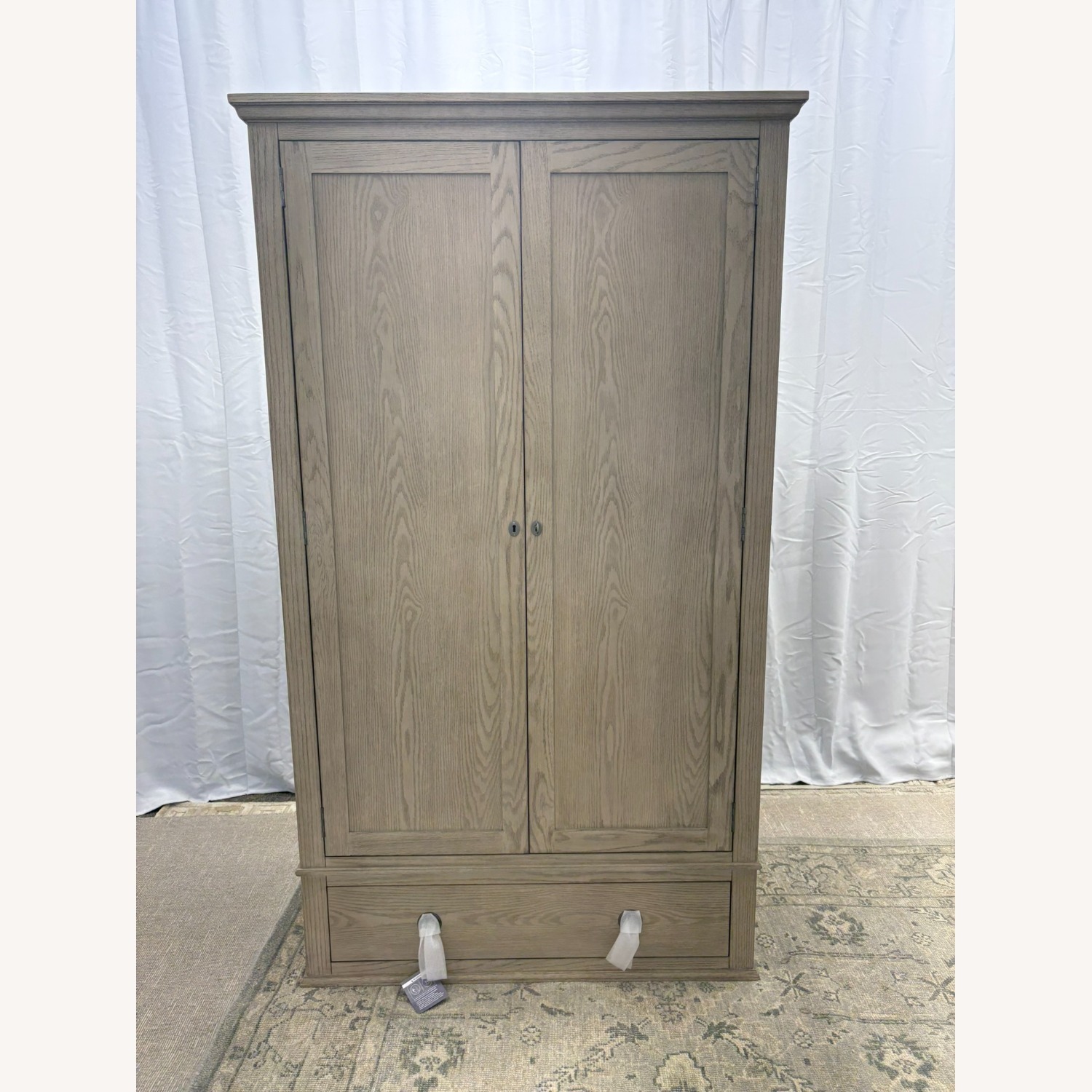Restoration Hardware Maison Armoire (Wardrobe or Media) – Light Oak - image-28