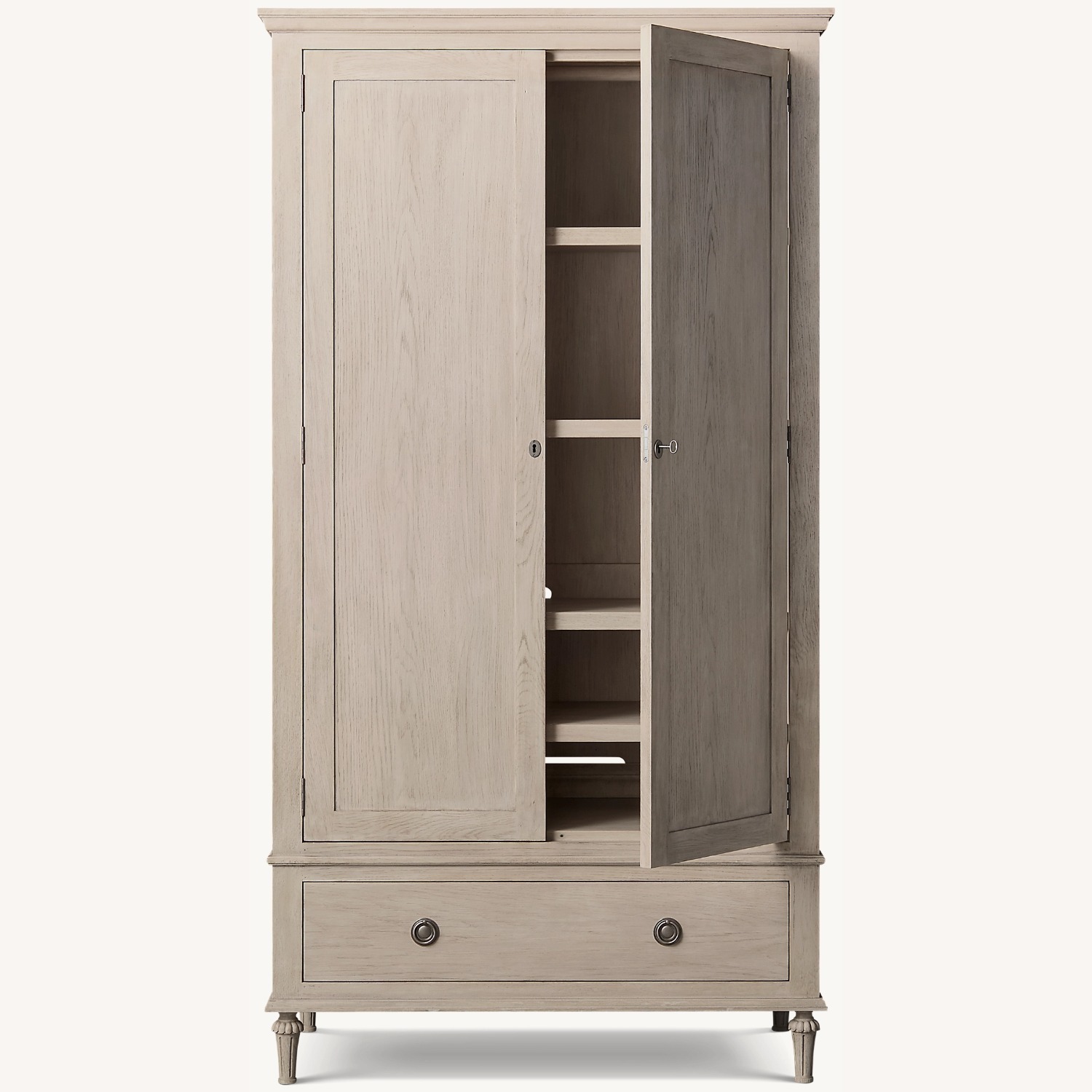 Restoration Hardware Maison Armoire (Wardrobe or Media) – Light Oak - image-2