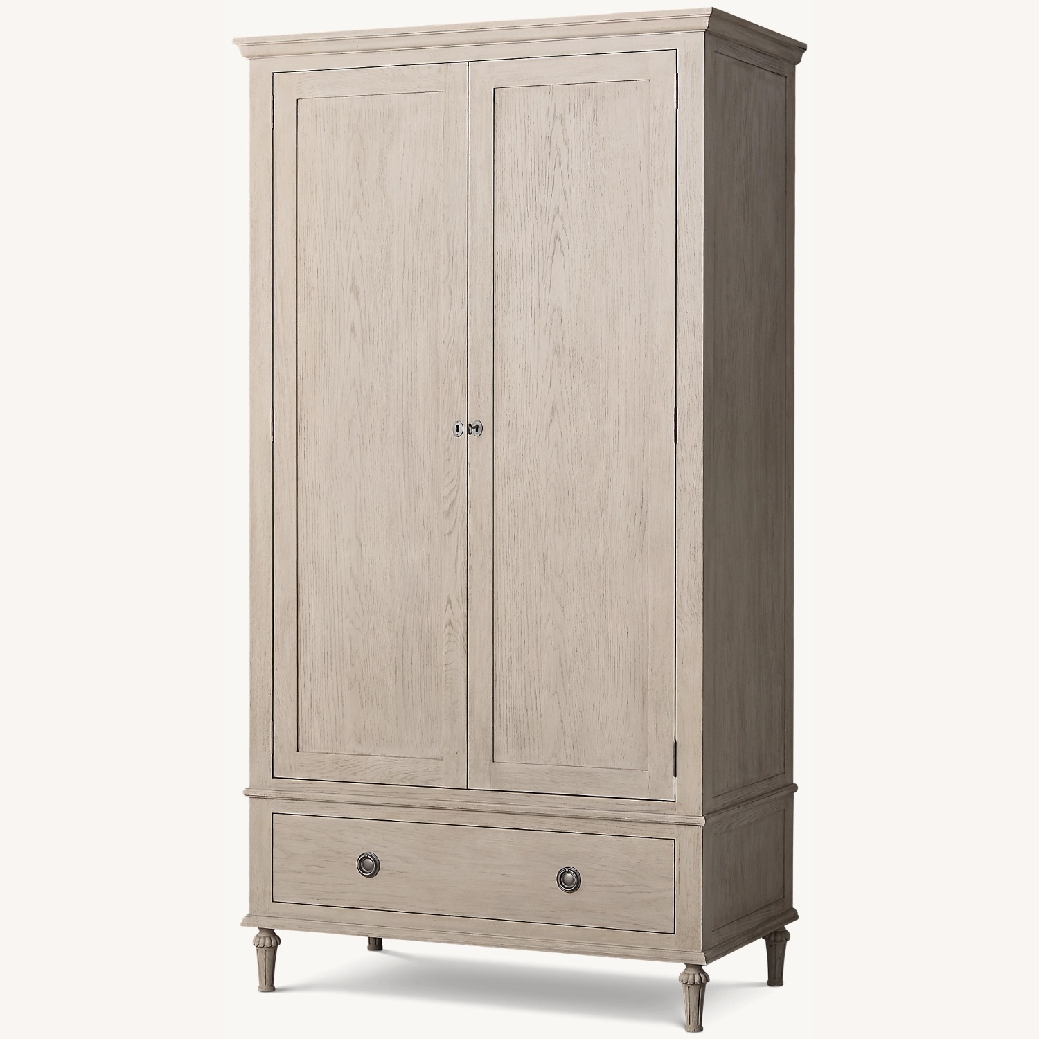 Restoration Hardware Maison Armoire (Wardrobe or Media) – Light Oak - image-0