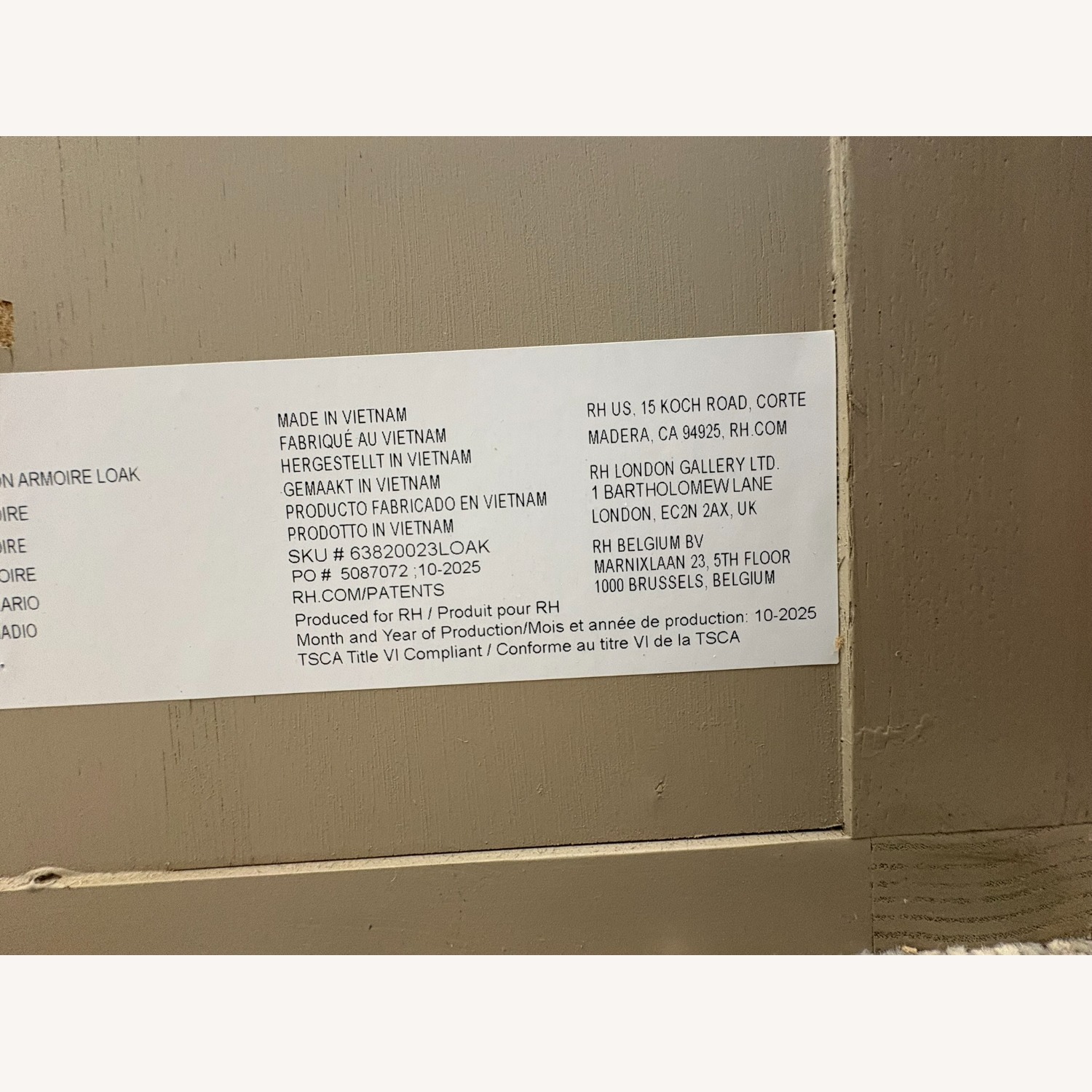 Restoration Hardware Maison Armoire (Wardrobe or Media) – Light Oak - image-19